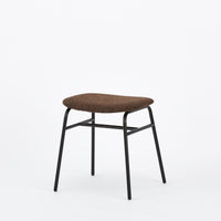 KUUM Stool shikaku - Black Steel Frame/Cushion / クーム スツール シカク