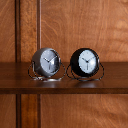 Contemporary Steel Alarm Clock / コンテンポラリースチールアラームクロック