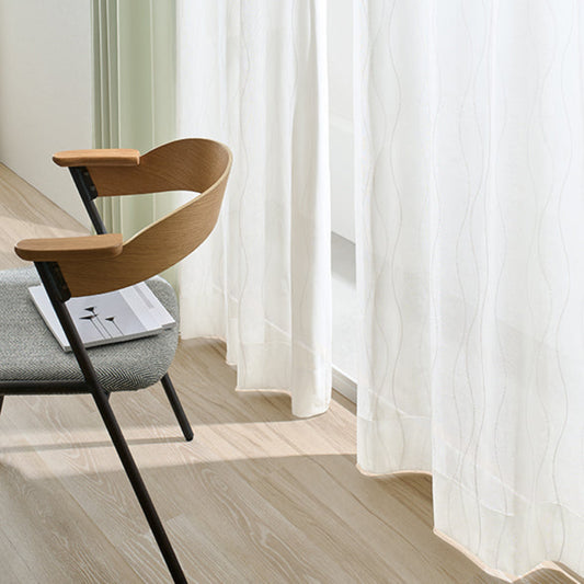 Wave Line Mirror Lace Curtain / カーテン