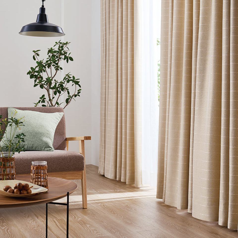 Luminous Border Stripe Curtain / カーテン