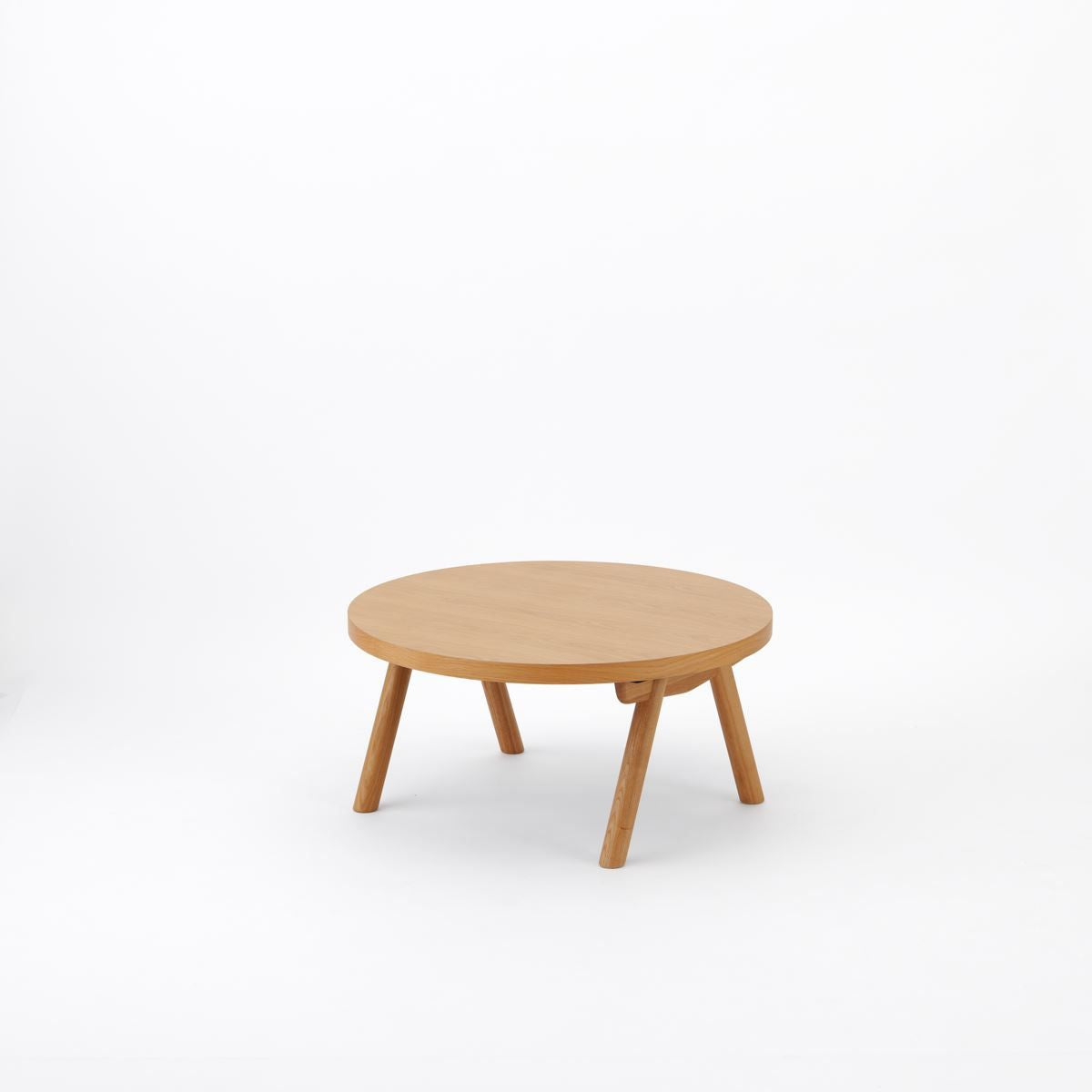 KUUM Living Table Φ850 突板/KUUM Sofa Wood 2P リビングソファ セットA（2点セット）