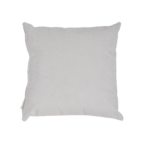 スエード クッションカバー（グレーホワイト）