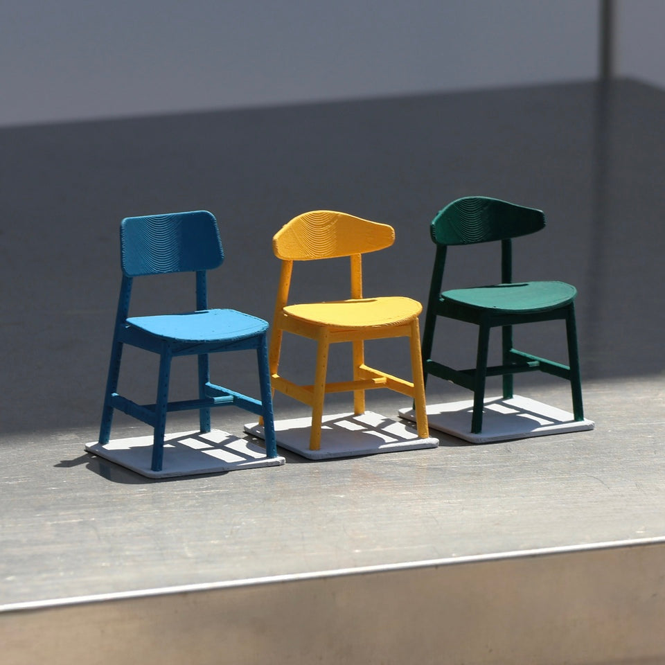 ミニチュア家具KUUM Chair kinoco - Wooden Frame / クーム チェア キノコ