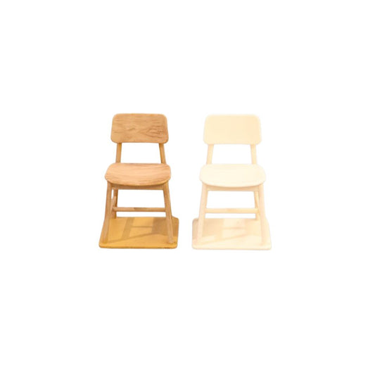 ミニチュア家具KUUM Chair shikaku - Wooden Framen / クーム チェア シカク