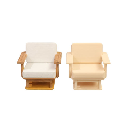 ミニチュア家具KUUM Sofa 1 seater Double arm - Wooden Frame / クーム ソファ