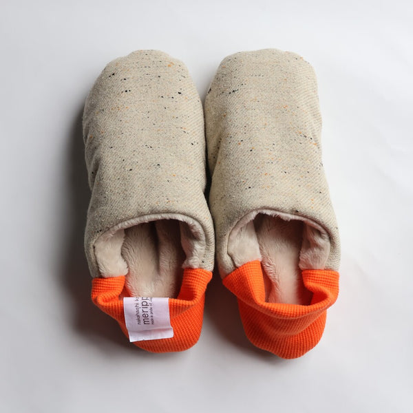 merippa House Shoes Color Nep Kersey×Micro Bore / メリッパ ハウスシューズ