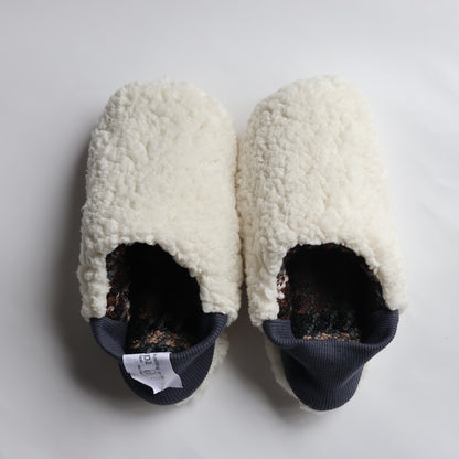 merippa ハウスシューズ ロービングチェック×シープボア