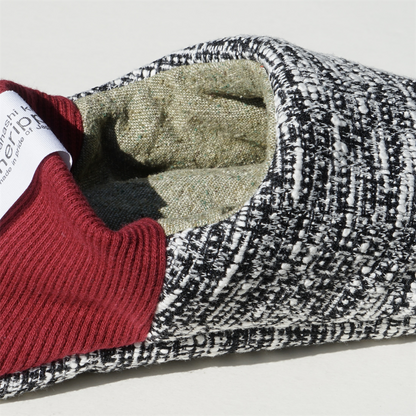 merippa House Shoes Jersey Tweed×Linen Silk Canvas / merippa ハウスシューズ ジャージツイード×麻シルクキャンバス