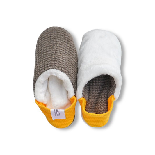merippa House Shoes Waffle Knit×Micro Boa / merippa ハウスシューズ ワッフルニット×マイクロボア