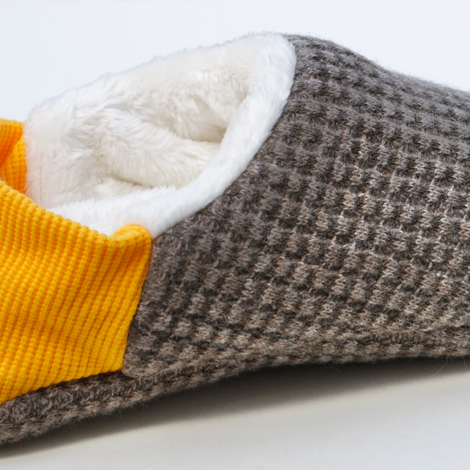 merippa House Shoes Waffle Knit×Micro Boa / merippa ハウスシューズ ワッフルニット×マイクロボア