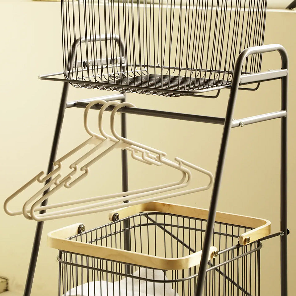 リヴ キャリーバスケットワゴンSアップ画像（ハンガー取り付け部分）