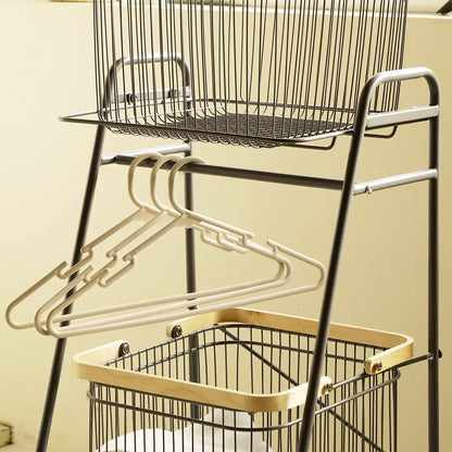 リヴ キャリーバスケットワゴンSアップ画像（ハンガー取り付け部分）