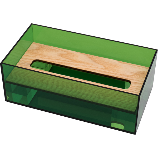 ACRYLIC ＆ WOOD TISSUE CASE / アクリルウッドティッシュケース