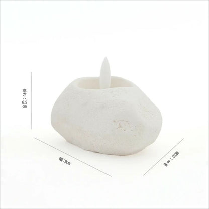 LEDキャンドル ストーンレット　oval　サイズ詳細