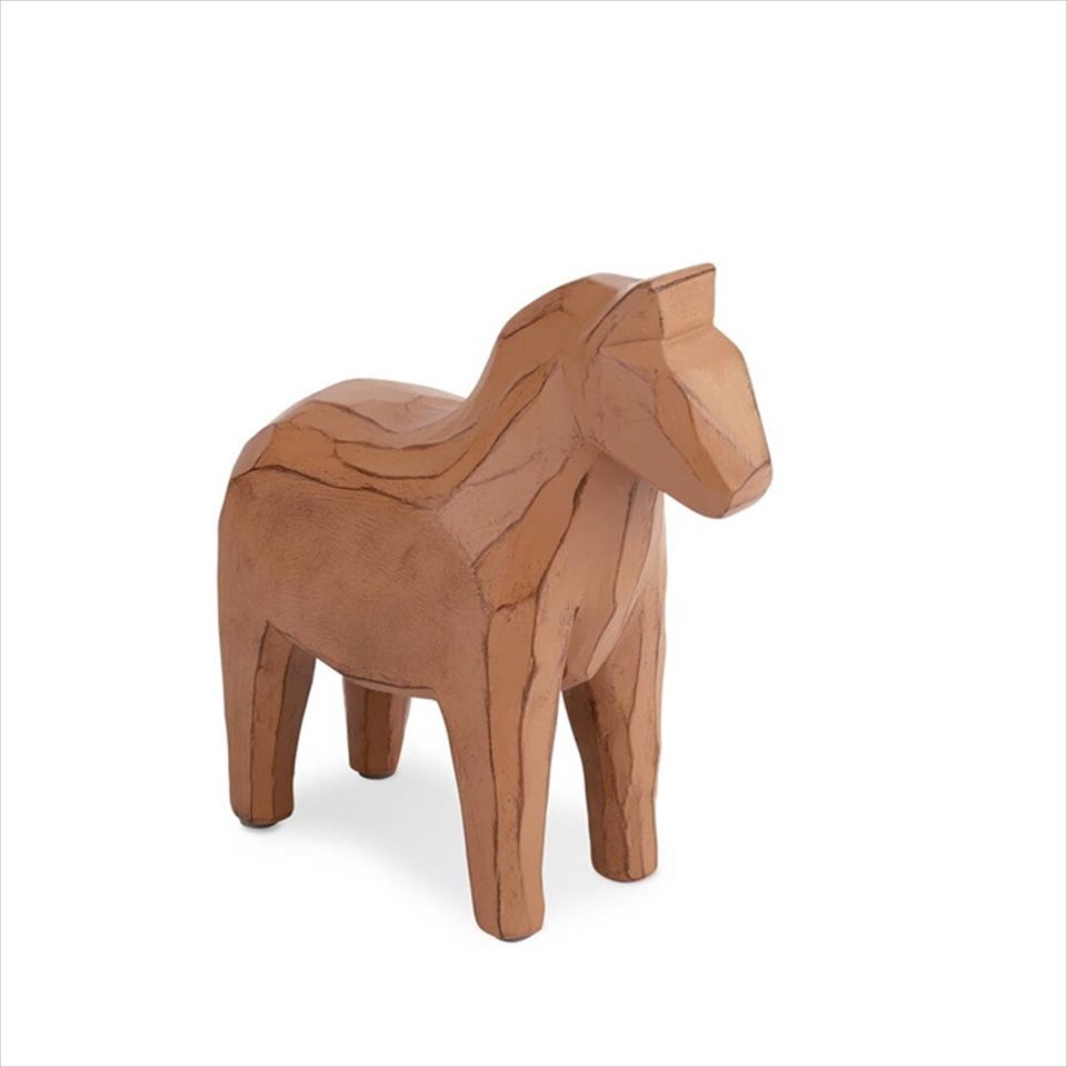 ダーラナホース 貯金箱　ブラウン