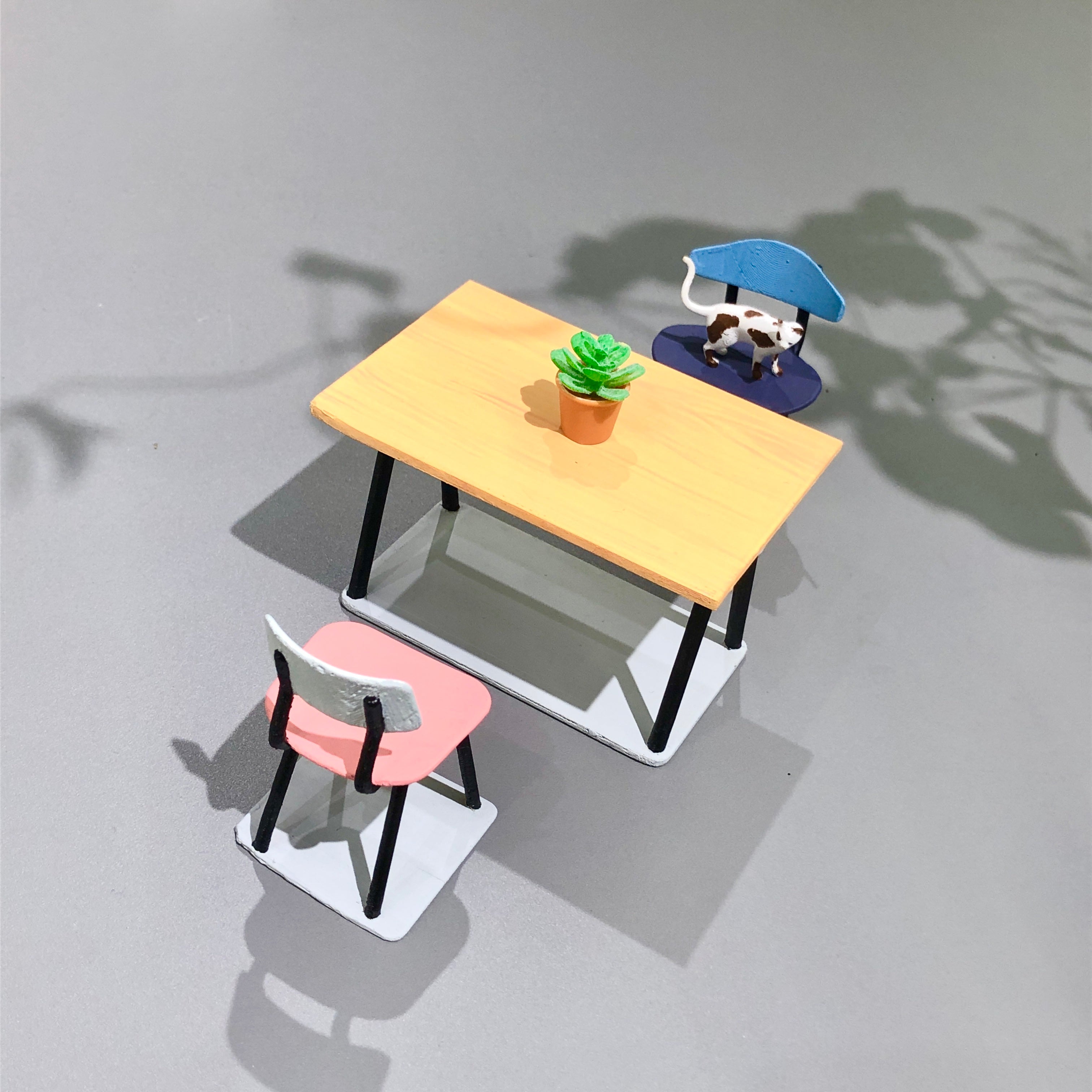 【ヴィンテージ家具】金属製 ミニ ミニチュア 家具 セット 3a0995cddbab8563f4e0fc6b95ac3e