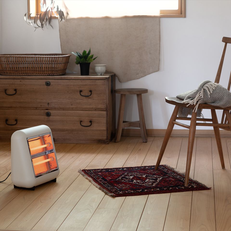 遠赤外線電気ストーブ利用シーン