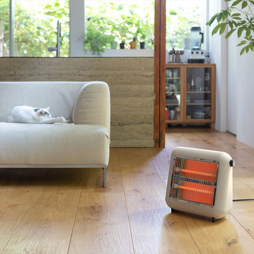 遠赤外線電気ストーブ利用シーン