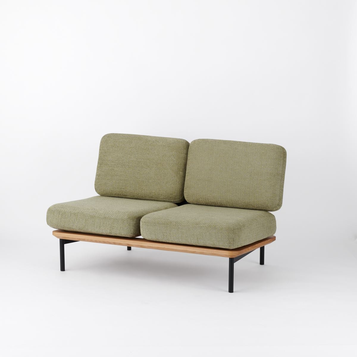 KUUM  Sofa 2 seater - Steel Frame/Natural / クーム ソファ