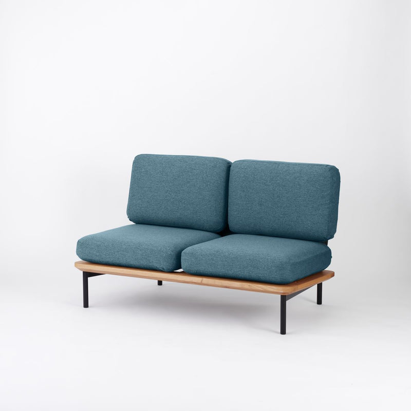 KUUM  Sofa 2 seater - Steel Frame/Natural / クーム ソファ