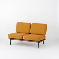 KUUM  Sofa 2 seater - Steel Frame/Brown / クーム ソファ