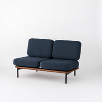 KUUM  Sofa 2 seater - Steel Frame/Brown / クーム ソファ