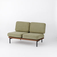 KUUM  Sofa 2 seater - Steel Frame/Brown / クーム ソファ