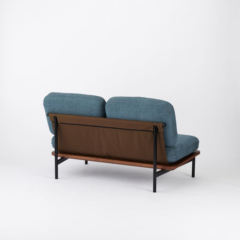 KUUM  Sofa 2 seater - Steel Frame/Brown / クーム ソファ