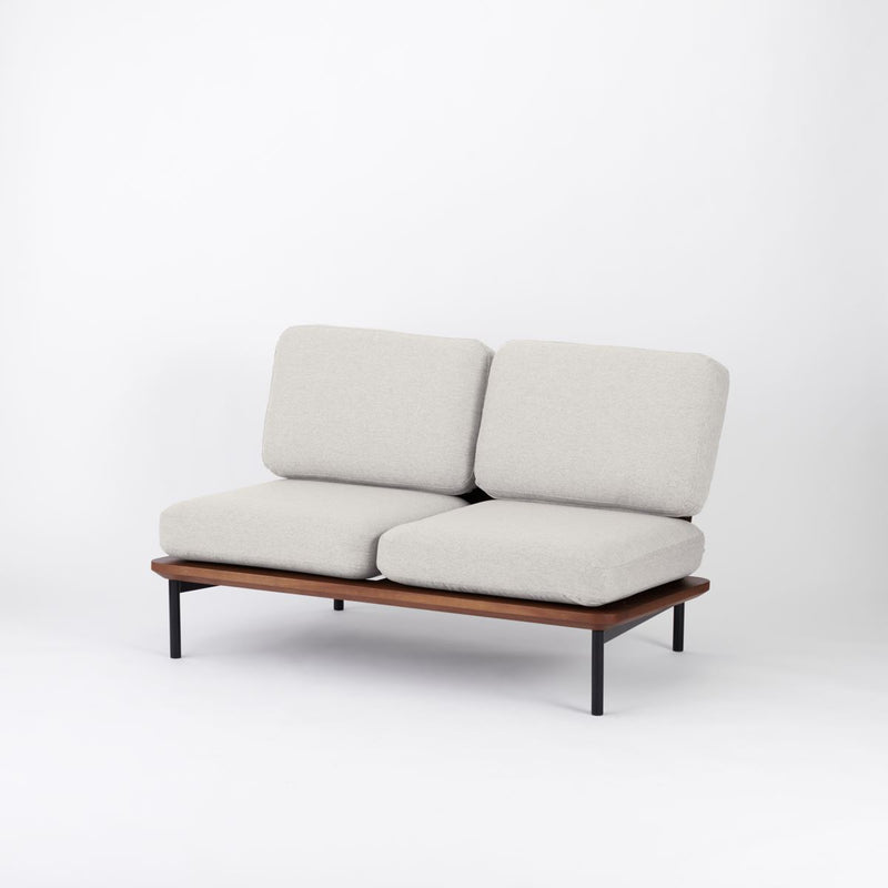 KUUM  Sofa 2 seater - Steel Frame/Brown / クーム ソファ