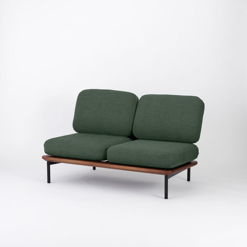 KUUM  Sofa 2 seater - Steel Frame/Brown / クーム ソファ