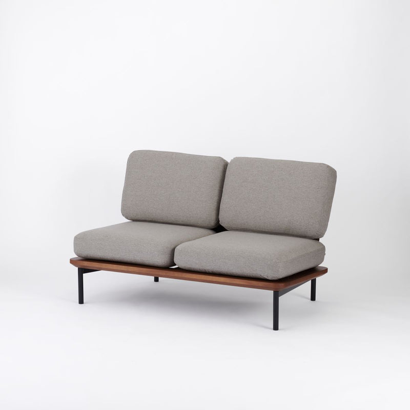 KUUM  Sofa 2 seater - Steel Frame/Brown / クーム ソファ