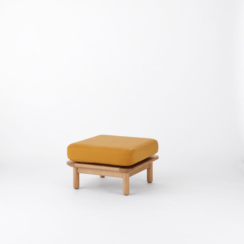 KUUM  Sofa Ottoman - Wooden Frame/Natural / クーム ソファ オットマン