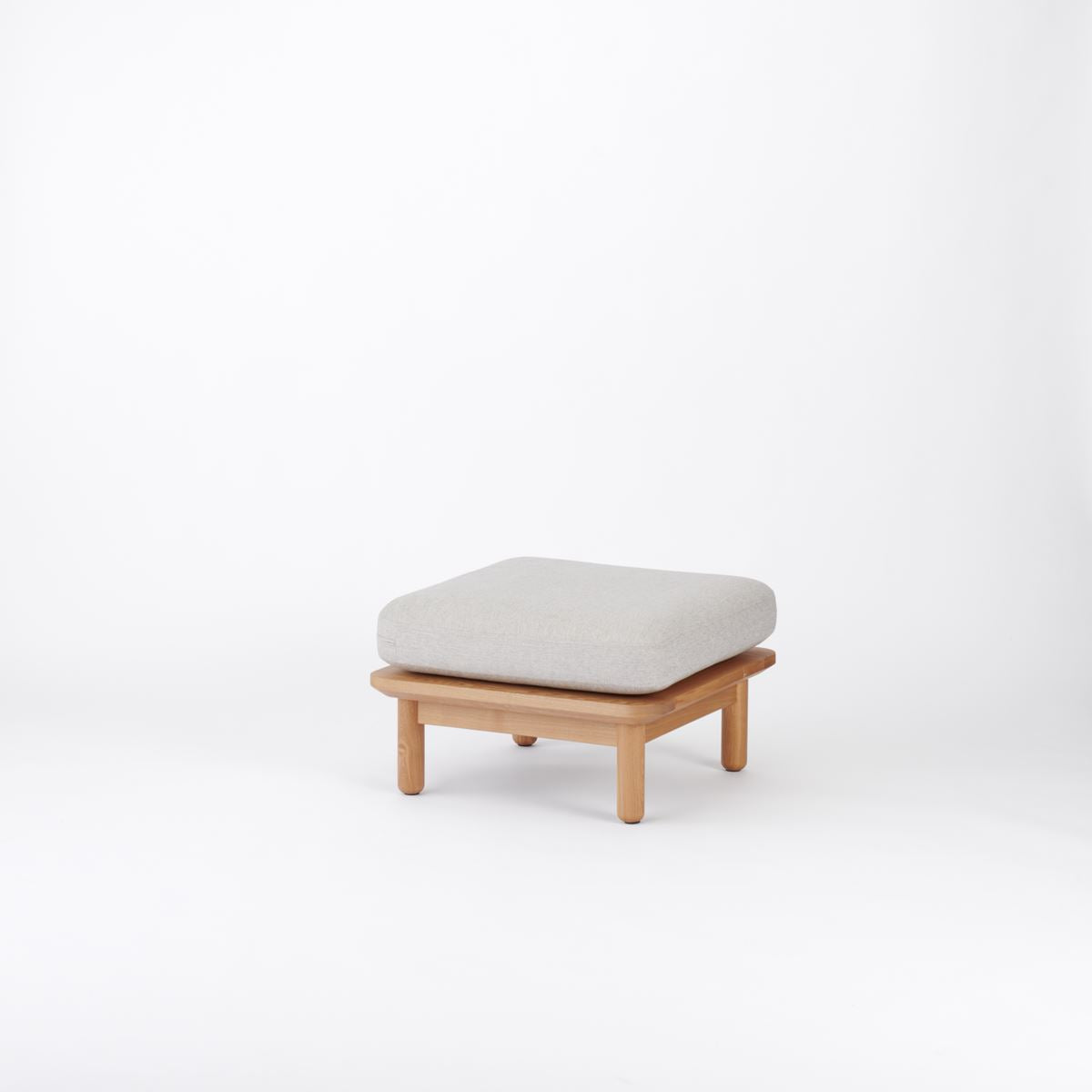 KUUM  Sofa Ottoman - Wooden Frame/Natural / クーム ソファ オットマン