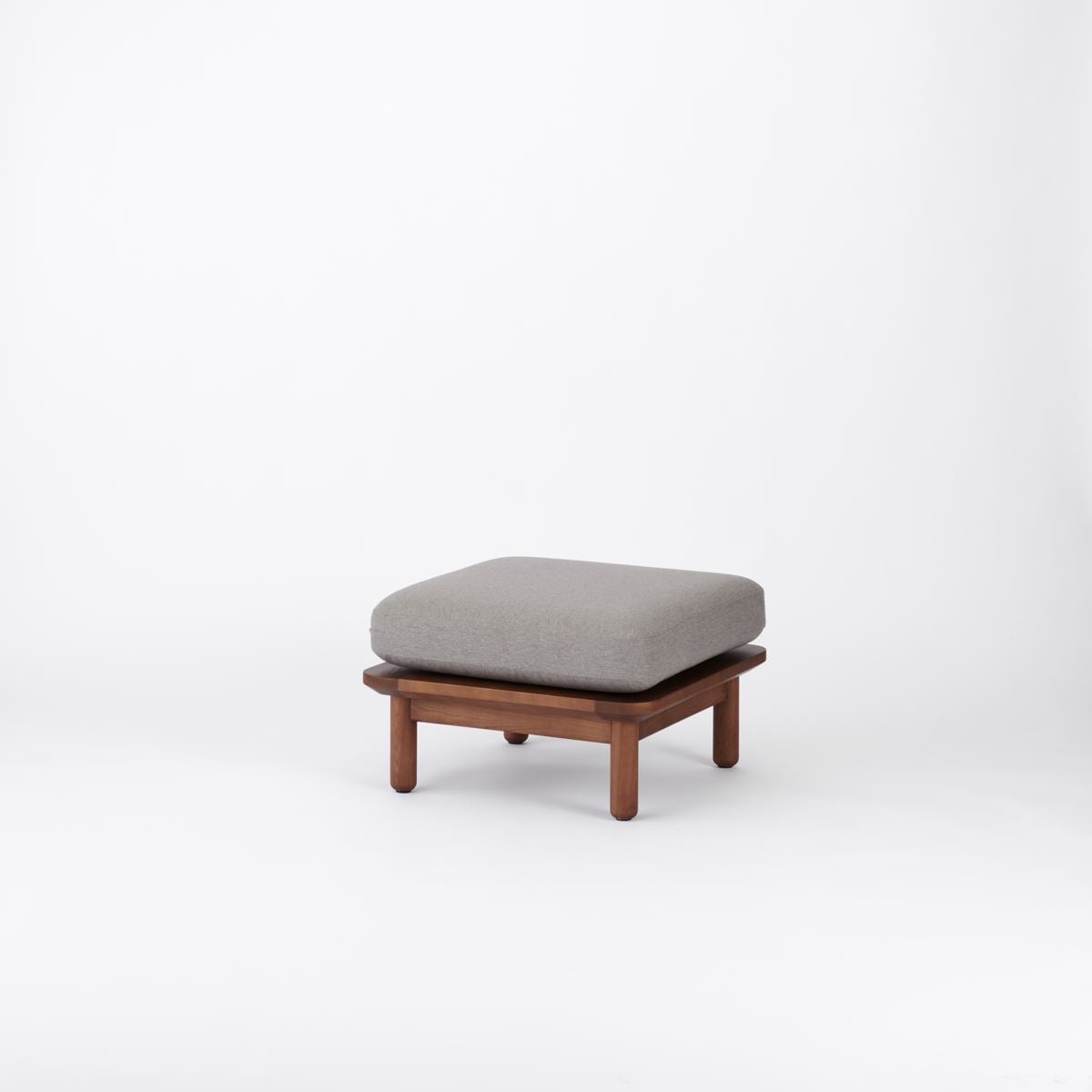 KUUM  Sofa Ottoman - Wooden Frame/Brown / クーム ソファ オットマン