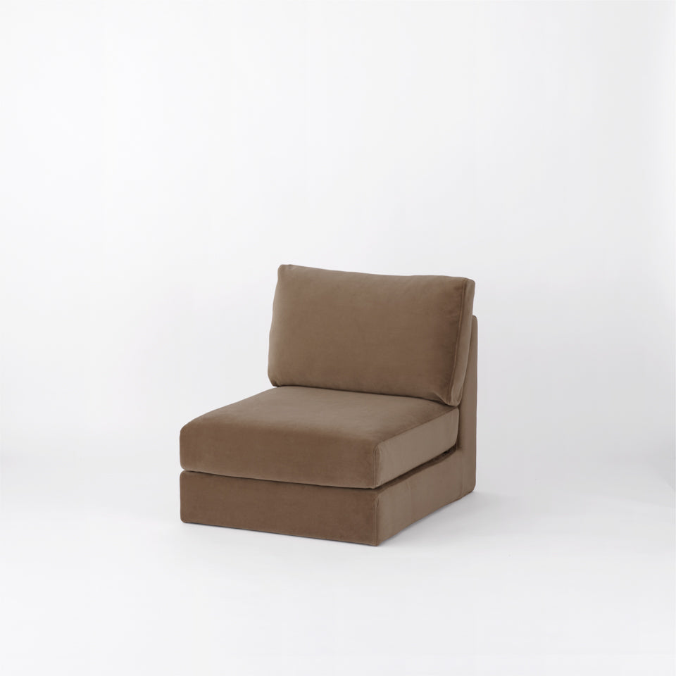 KUUM フルカバーソファ 1人掛け 幅70cm