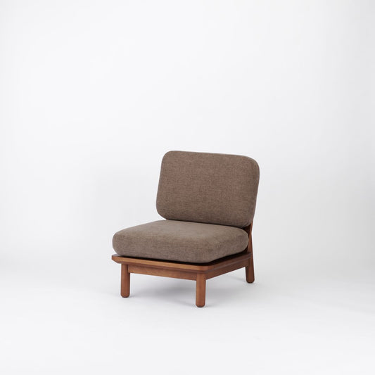 KUUM  Sofa 1 seater - Wooden Frame/Brown / クーム ソファ