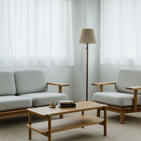 KUUM  Sofa 1 seater Double arm - Wooden Frame/Natural / クーム ソファ