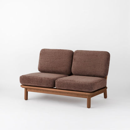 KUUM  Sofa 2 seater - Wooden Frame/Brown / クーム ソファ