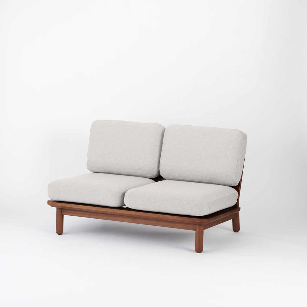 KUUM  Sofa 2 seater - Wooden Frame/Brown / クーム ソファ