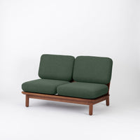 KUUM  Sofa 2 seater - Wooden Frame/Brown / クーム ソファ