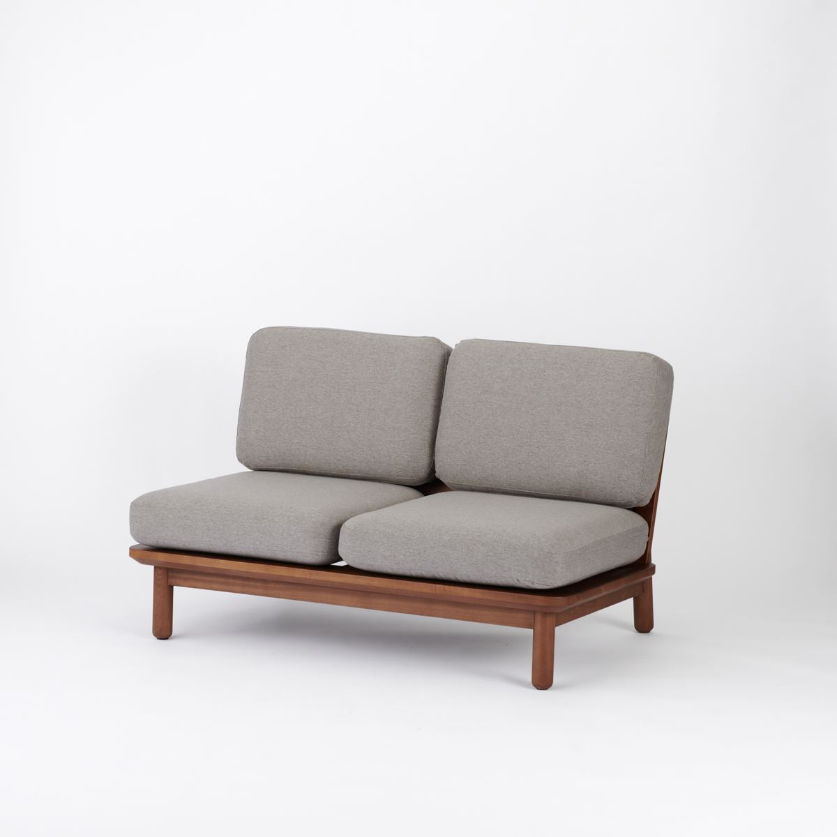 KUUM  Sofa 2 seater - Wooden Frame/Brown / クーム ソファ