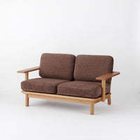 KUUM  Sofa 2 seater Double arm - Wooden Frame/Natural / クーム ソファ