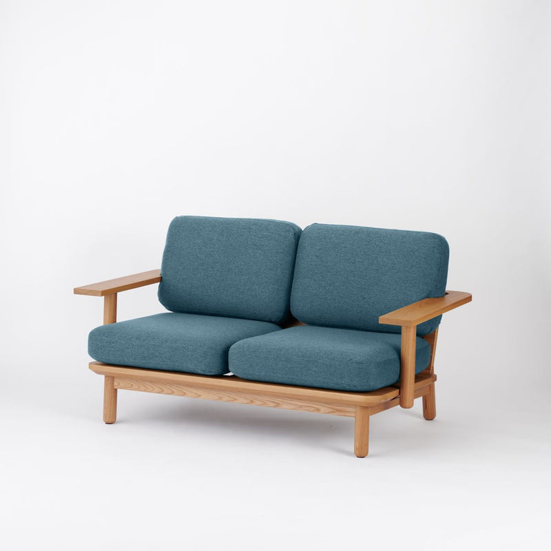 KUUM  Sofa 2 seater Double arm - Wooden Frame/Natural / クーム ソファ