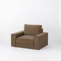 KUUM  Sofa 1 seater Double arm - Full Cover / クーム ソファ