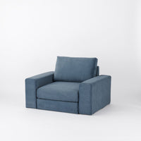 KUUM  Sofa 1 seater Double arm - Full Cover / クーム ソファ