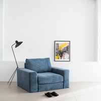 KUUM  Sofa 1 seater Double arm - Full Cover / クーム ソファ