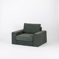 KUUM  Sofa 1 seater Double arm - Full Cover / クーム ソファ