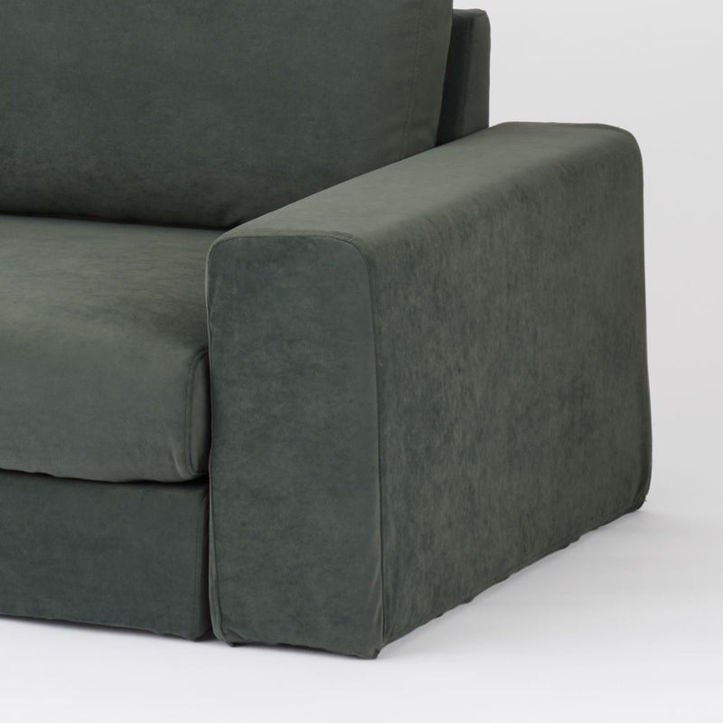 KUUM  Sofa 1 seater Double arm - Full Cover / クーム ソファ