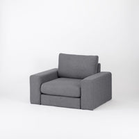 KUUM  Sofa 1 seater Double arm - Full Cover / クーム ソファ