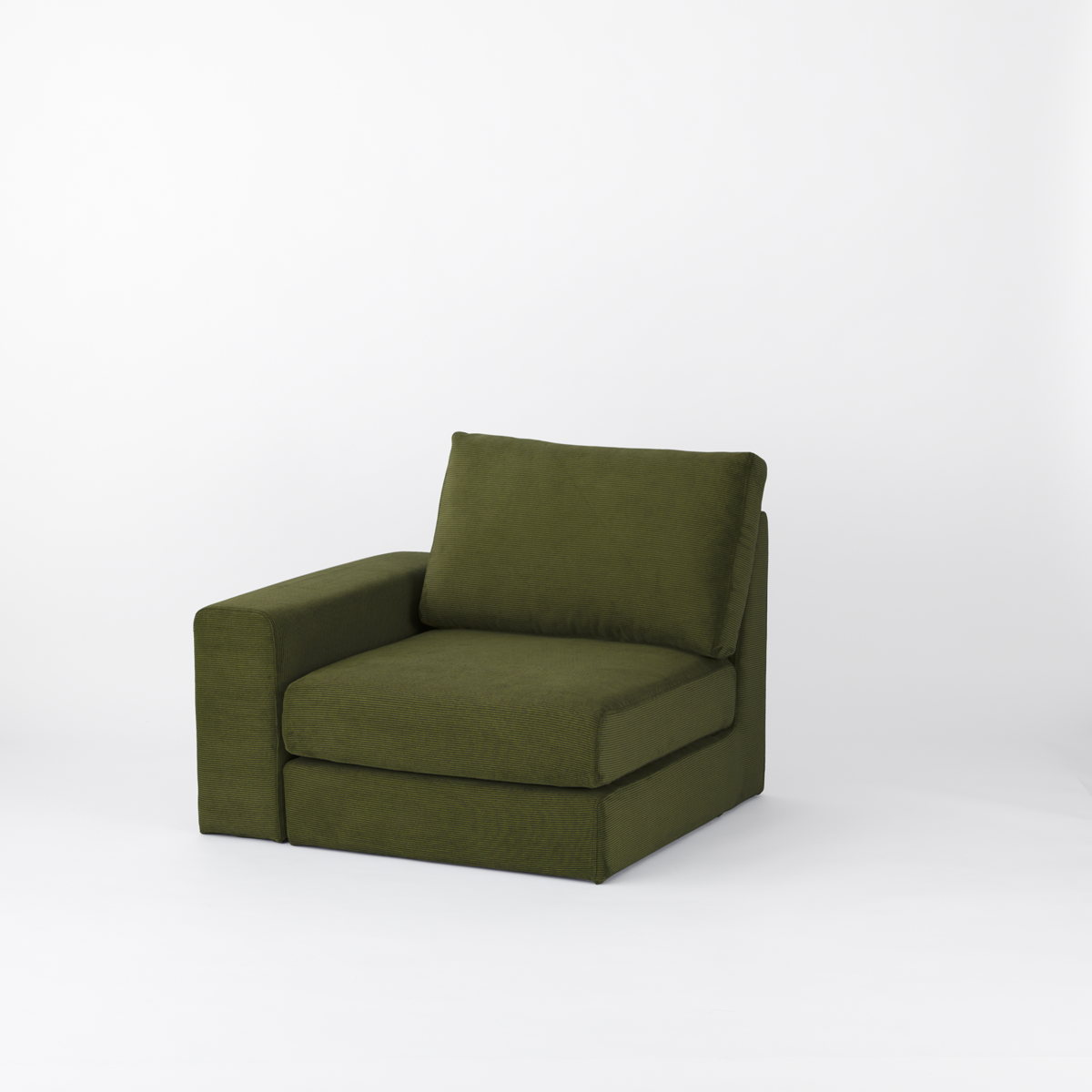 KUUM  Sofa 1 seater One arm - Full Cover